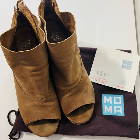 MoMA Open Toe Ankle Boots - Picture 2 of 5